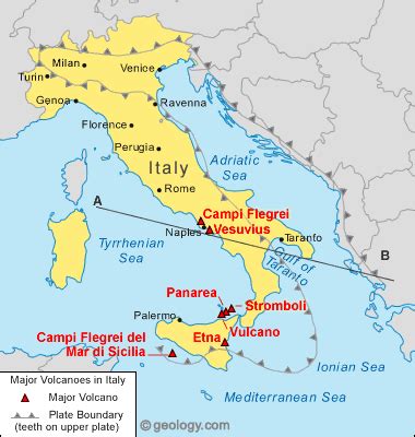 vesuvius italy map